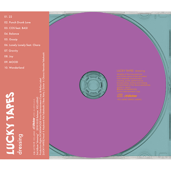 LUCKY TAPES「Lonely Lonely feat. Chara」
