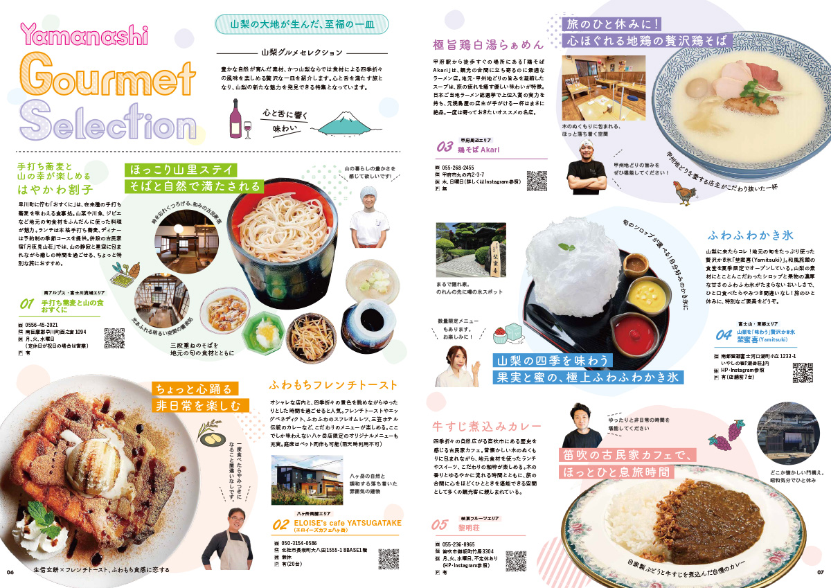 フリーマガジン 旅する山梨book『Range』