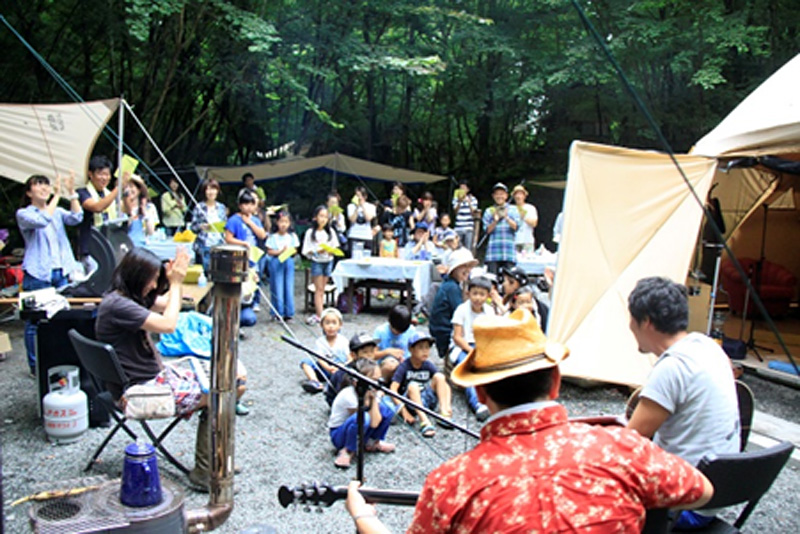 鳴沢村・高原野菜収穫体験＆CAMP AKAIKEデイキャンプ