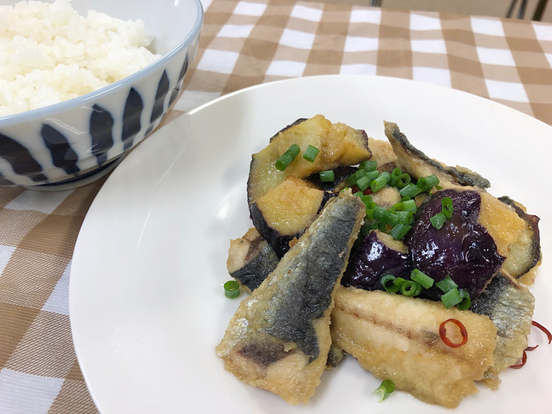 ナスと魚の南蛮漬け